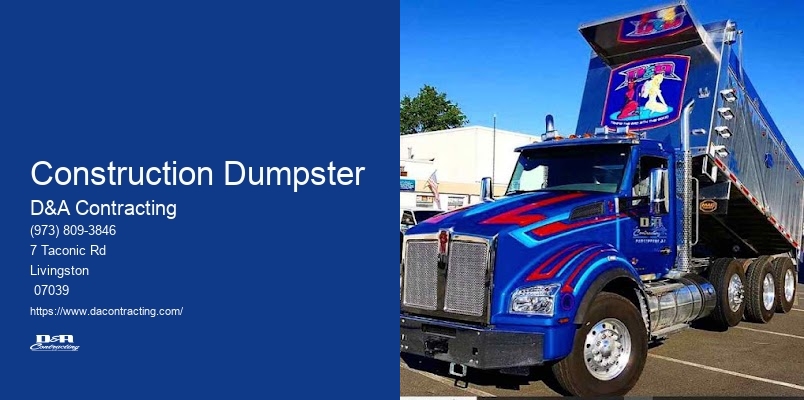 Contractor Dumpster Rental