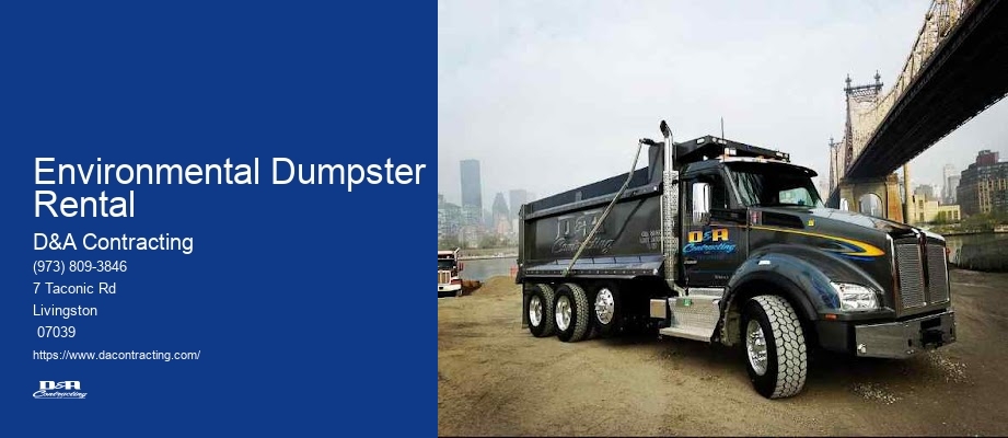 Environmental Dumpster Rental